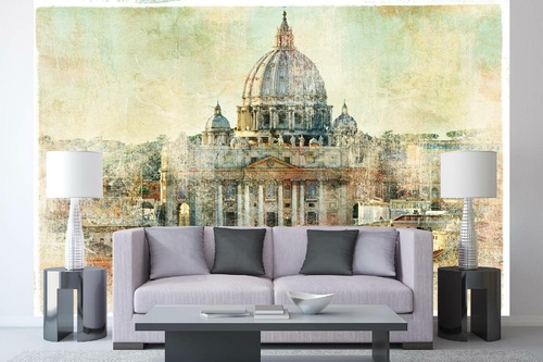 Vlies Fototapete - Petersdom, Vatikanstadt 375 x 250 cm